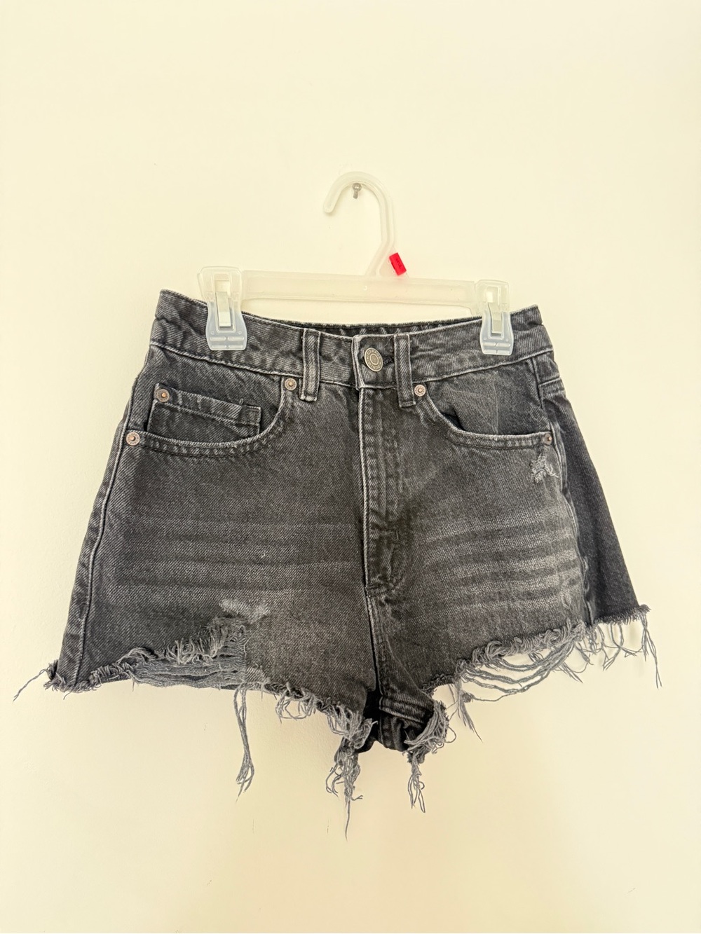 Garage denim shorts | black
